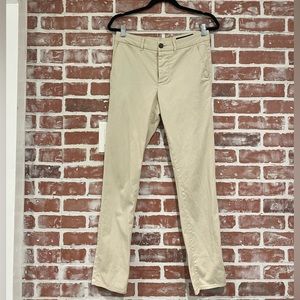 Allsaints Mens Park Chinos Khaki MT001L Size 28 Preowned